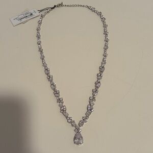 NWT Nordstrom Silver Diamond Necklace